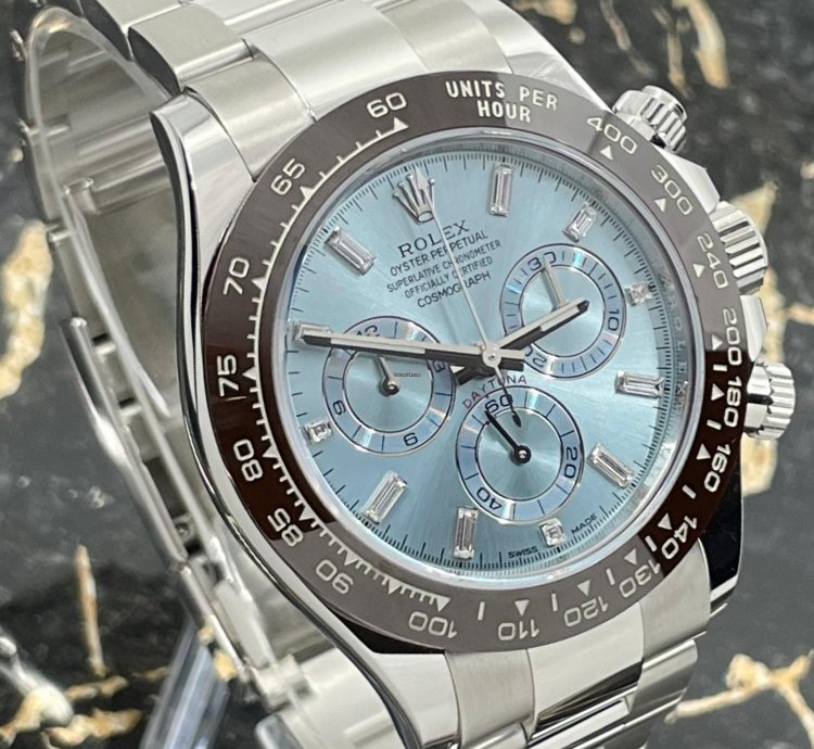 Rolex Daytona Platinum - 116506-0002 - Baguette Dial - New 2021