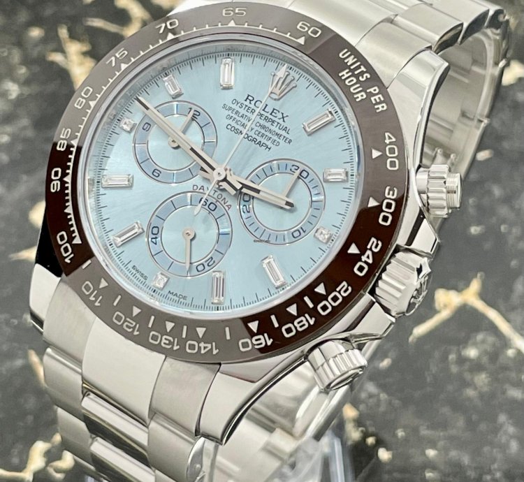 Rolex Daytona Platinum - 116506-0002 - Baguette Dial - New 2021
