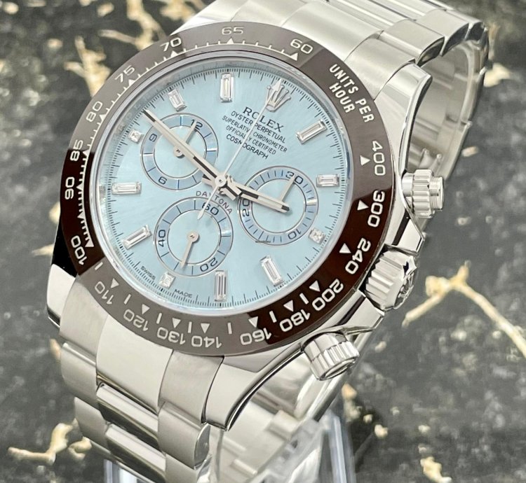 Rolex Daytona Platinum - 116506-0002 - Baguette Dial - New 2021