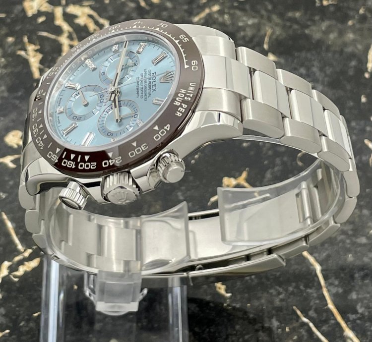 Rolex Daytona Platinum - 116506-0002 - Baguette Dial - New 2021