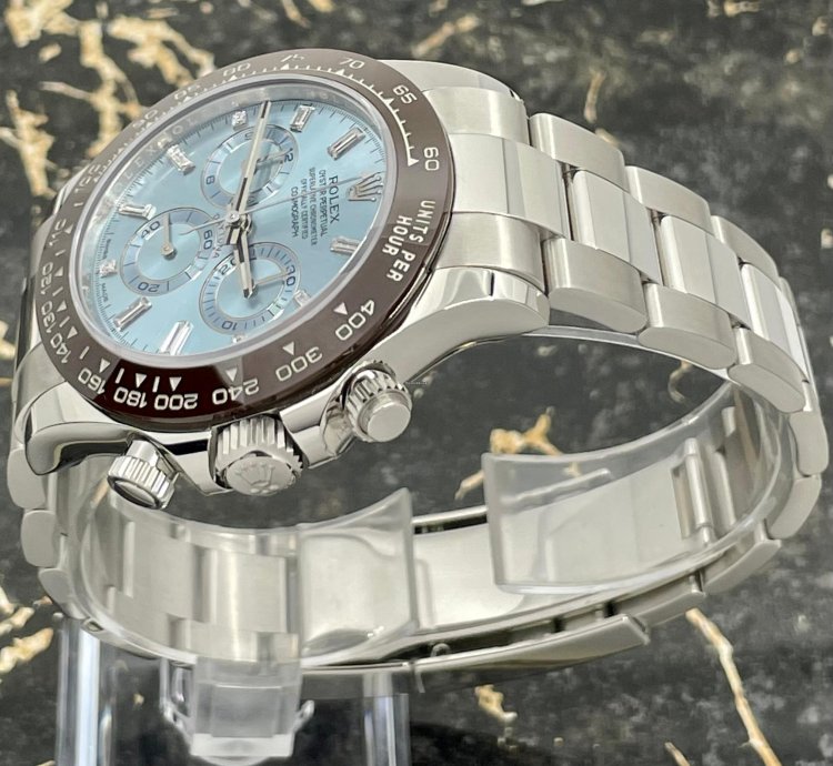 Rolex Daytona Platinum - 116506-0002 - Baguette Dial - New 2021
