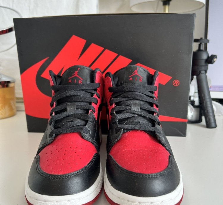 2020 Air Jordan 1 Mid Gs Banned