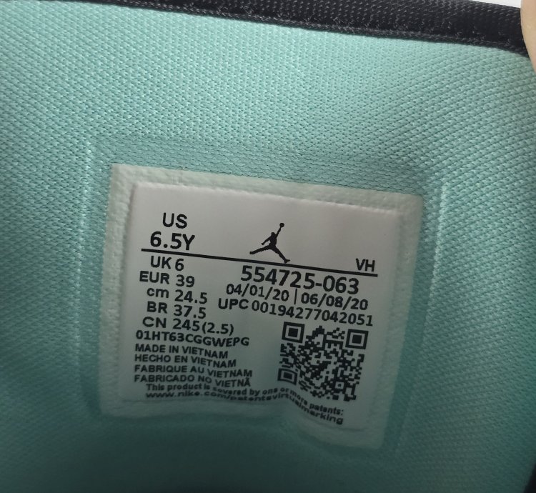 2020 Air Jordan 1 Mid Gs Grey Aqua