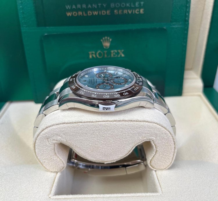Rolex Daytona Platinum 40mm Ice Blue Index Dial