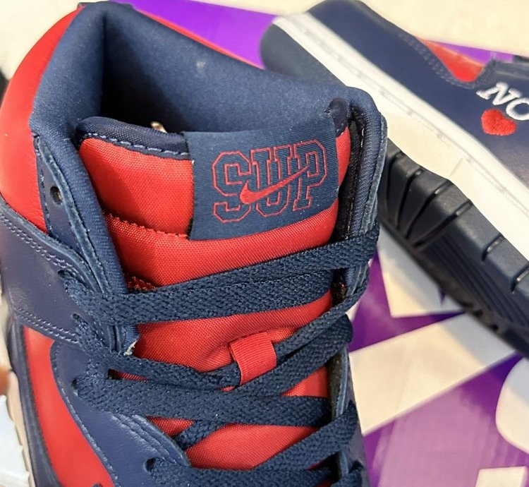 Nike Sb Dunk High Supreme By Any Means Navy