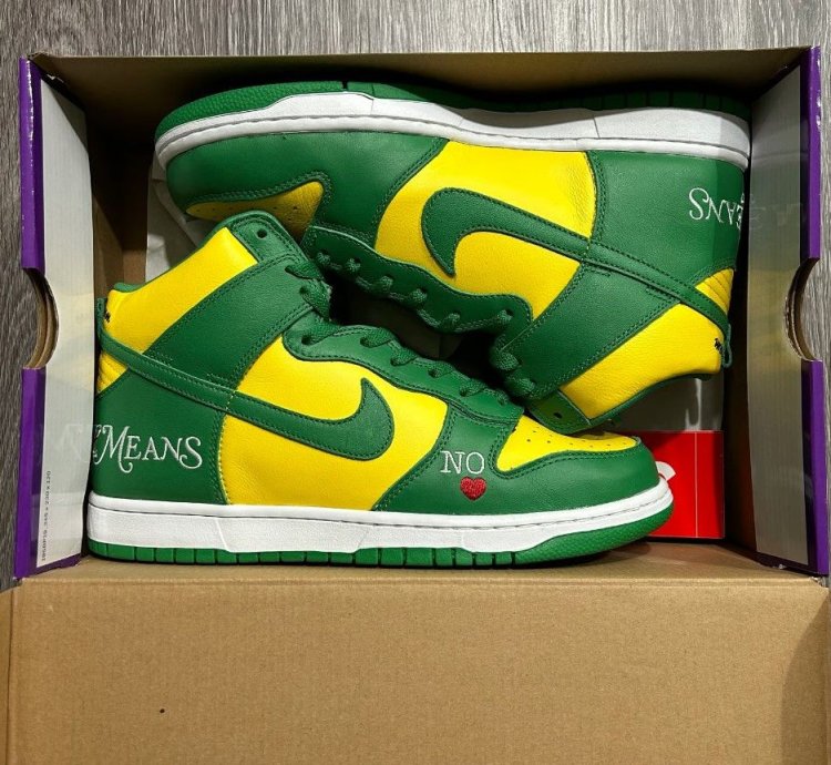 Nike Sb Dunk High Supreme By Any Means Necessary Brazil