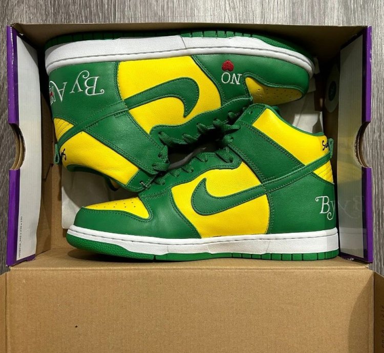 Nike Sb Dunk High Supreme By Any Means Necessary Brazil