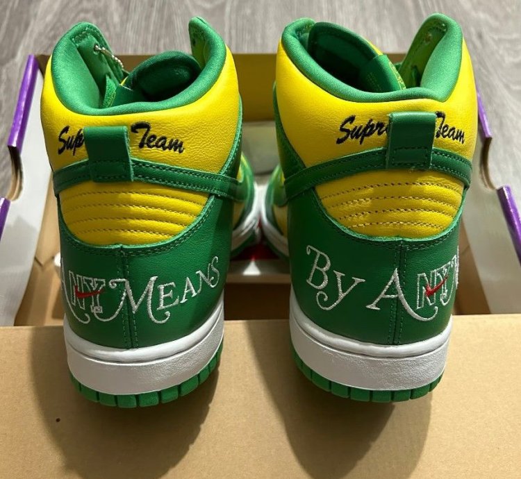 Nike Sb Dunk High Supreme By Any Means Necessary Brazil