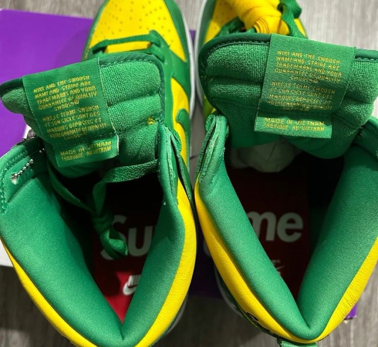 Nike Sb Dunk High Supreme By Any Means Necessary Brazil