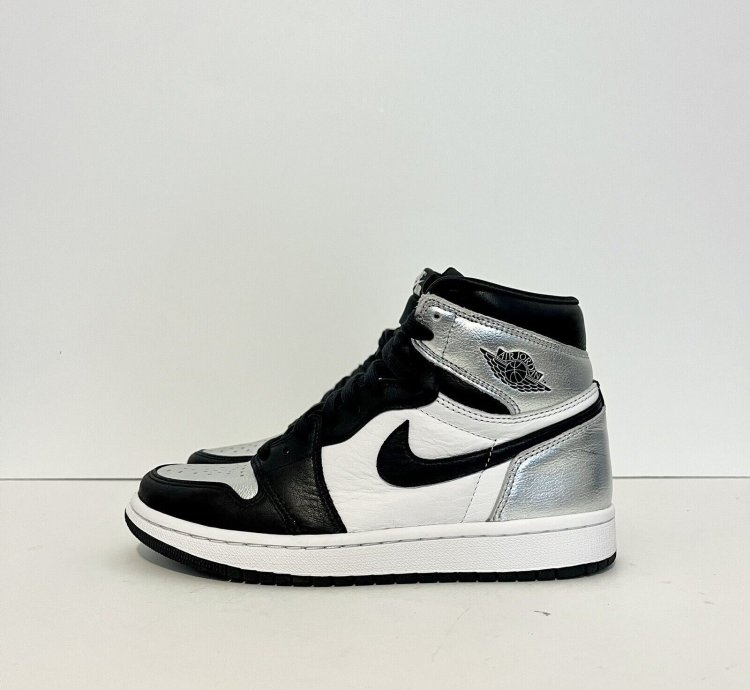 2020 Nike Air Jordan 1 Retro Hi Silver Toe Cd0461 001 Vnds
