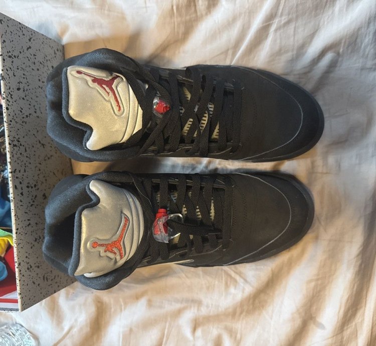 Jordan 5 Metallic Black 2016 Og