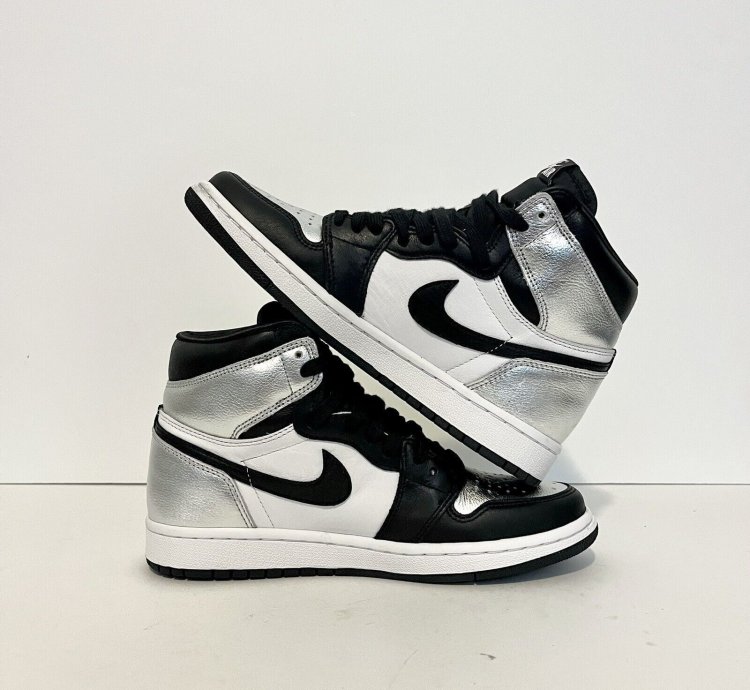 2020 Nike Air Jordan 1 Retro Hi Silver Toe Cd0461 001 Vnds