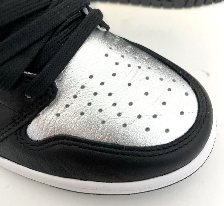 2020 Nike Air Jordan 1 Retro Hi Silver Toe Cd0461 001 Vnds