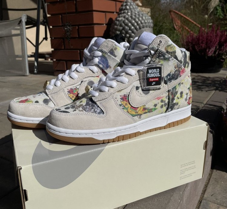 Nike Sb Dunk High Supreme Rammellzee 42
