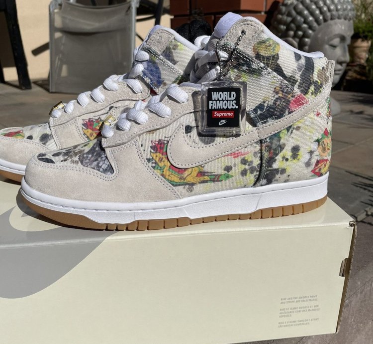 Nike Sb Dunk High Supreme Rammellzee 42