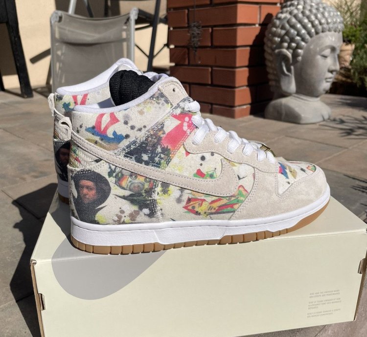 Nike Sb Dunk High Supreme Rammellzee 42