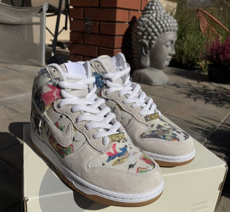 Nike Sb Dunk High Supreme Rammellzee 42