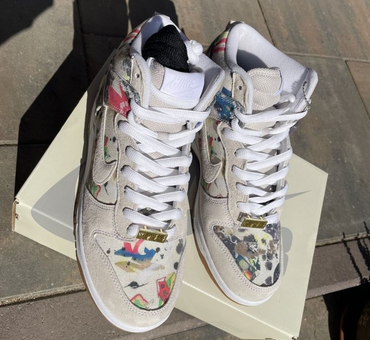 Nike Sb Dunk High Supreme Rammellzee 42