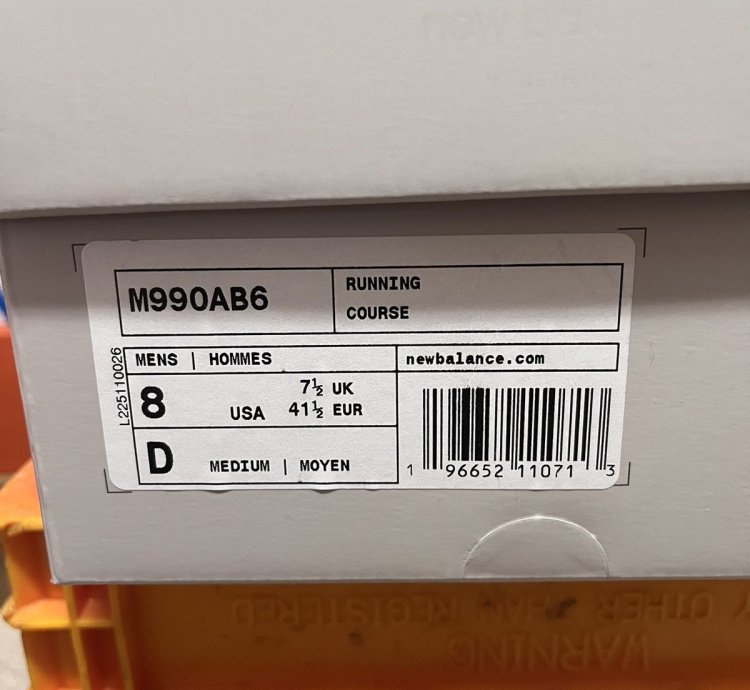 Action Bronson Baklava New Balance 990v6 Brand New Size 8