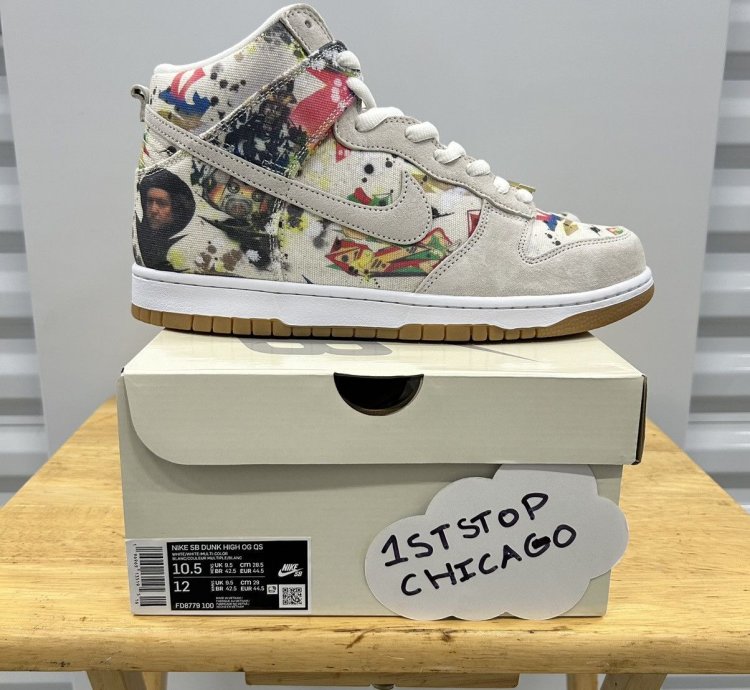 Nike Sb Dunk High Supreme Rammellzee Size 10 5 Fw23 New