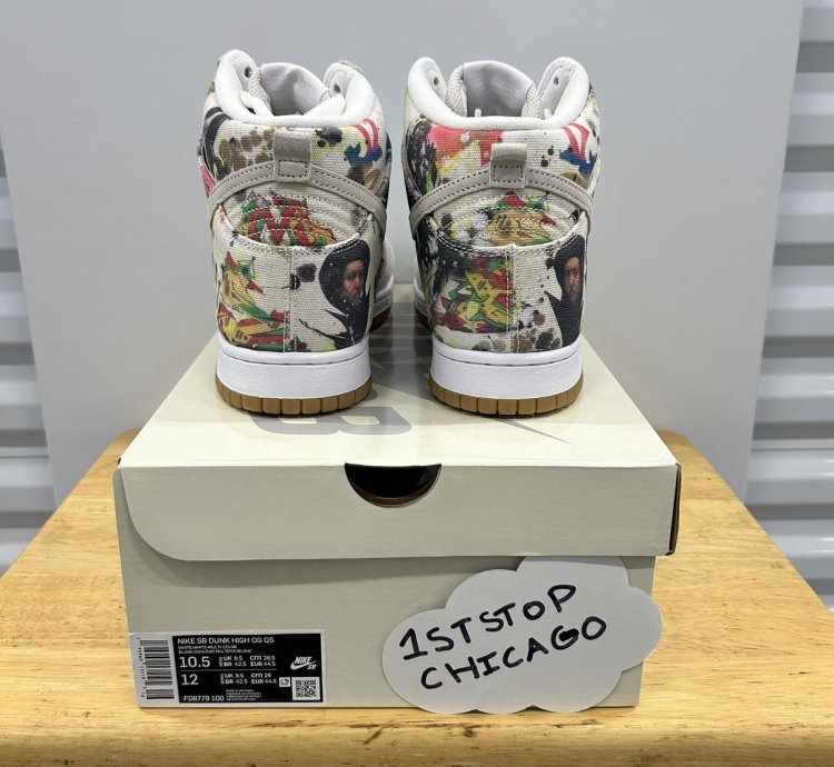 Nike Sb Dunk High Supreme Rammellzee Size 10 5 Fw23 New