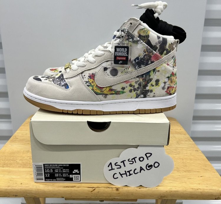 Nike Sb Dunk High Supreme Rammellzee Size 10 5 Fw23 New