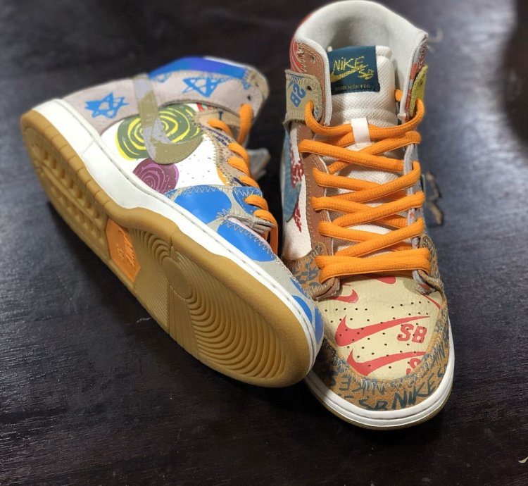 Nike Sb Dunk High Thomas Campbell What The Dunk