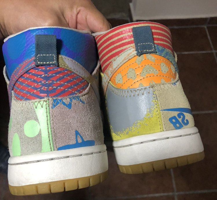 Nike Sb Dunk High Thomas Campbell What The Dunk
