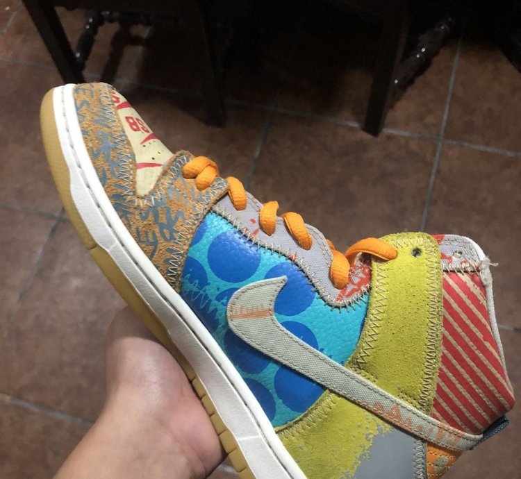 Nike Sb Dunk High Thomas Campbell What The Dunk