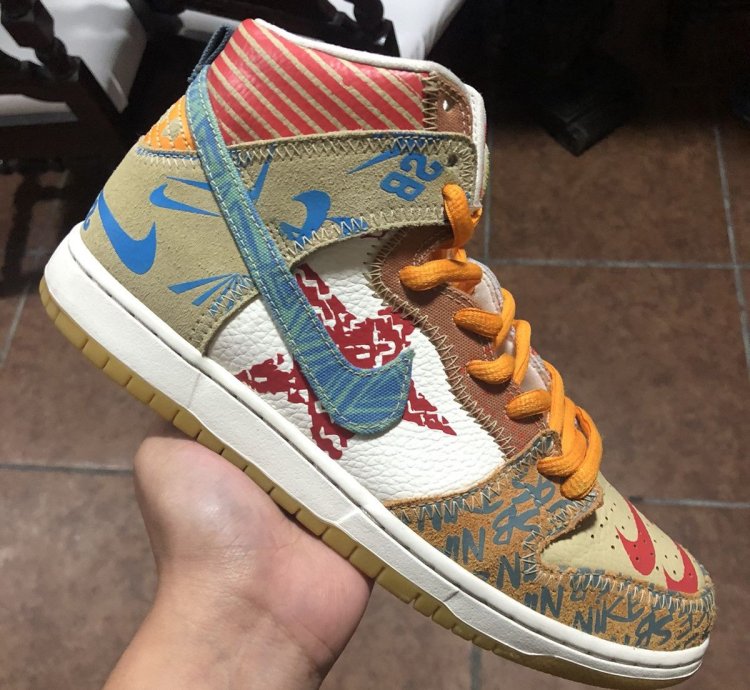 Nike Sb Dunk High Thomas Campbell What The Dunk