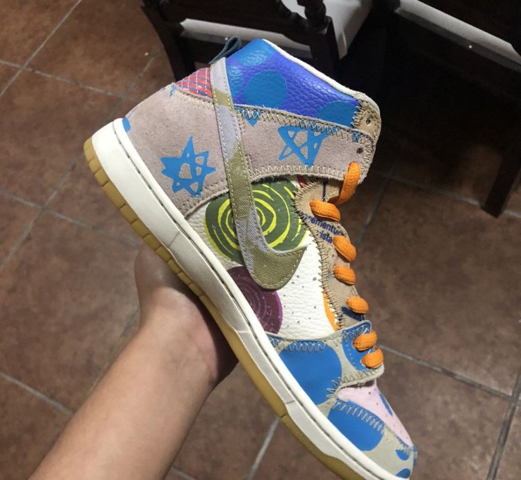 Nike Sb Dunk High Thomas Campbell What The Dunk