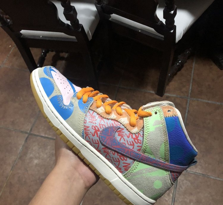 Nike Sb Dunk High Thomas Campbell What The Dunk