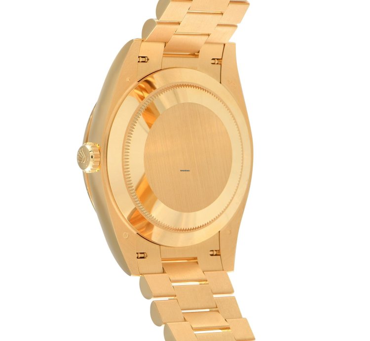 Rolex Day-date 40 White Mother-of-pearl Diamond Dial Yellow Gold President Watch 228348rbr