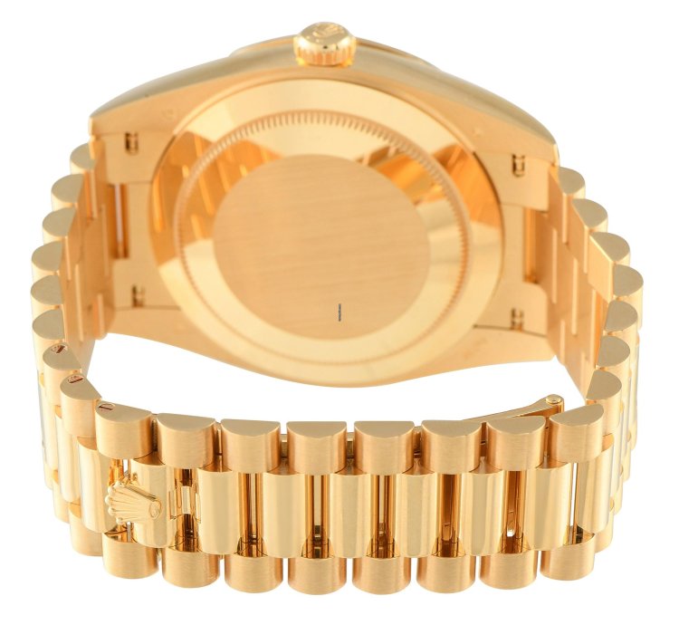 Rolex Day-date 40 White Mother-of-pearl Diamond Dial Yellow Gold President Watch 228348rbr