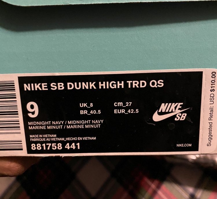 Nike Sb Dunk High Trd Qs
