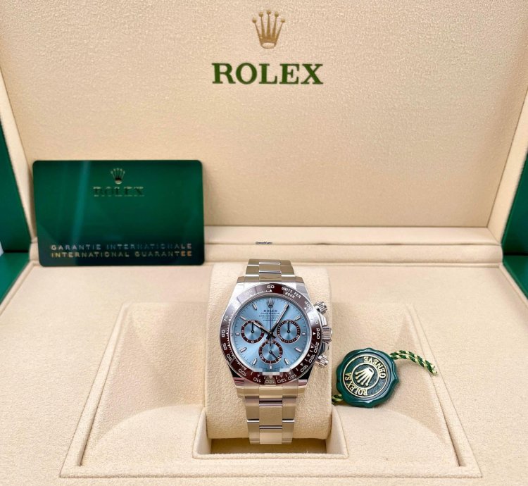 Rolex Daytona Platinum Daytona 126506 Ice Blue Dial Unworn 2024