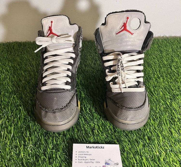 Jordan 5 Off White Muslin Size 7 5