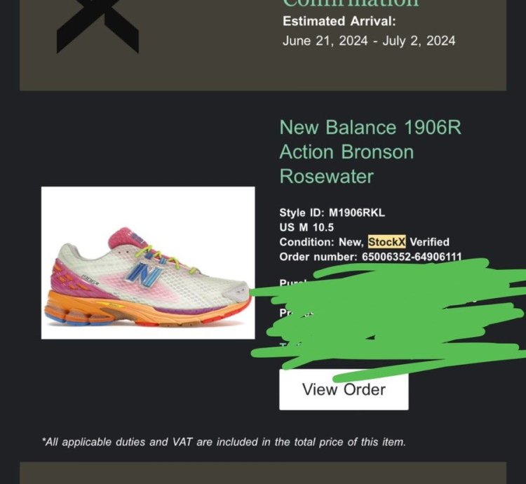 Action Bronson Rosewater 1906r New Balance