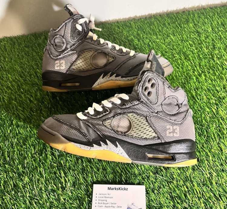 Jordan 5 Off White Muslin Size 7 5