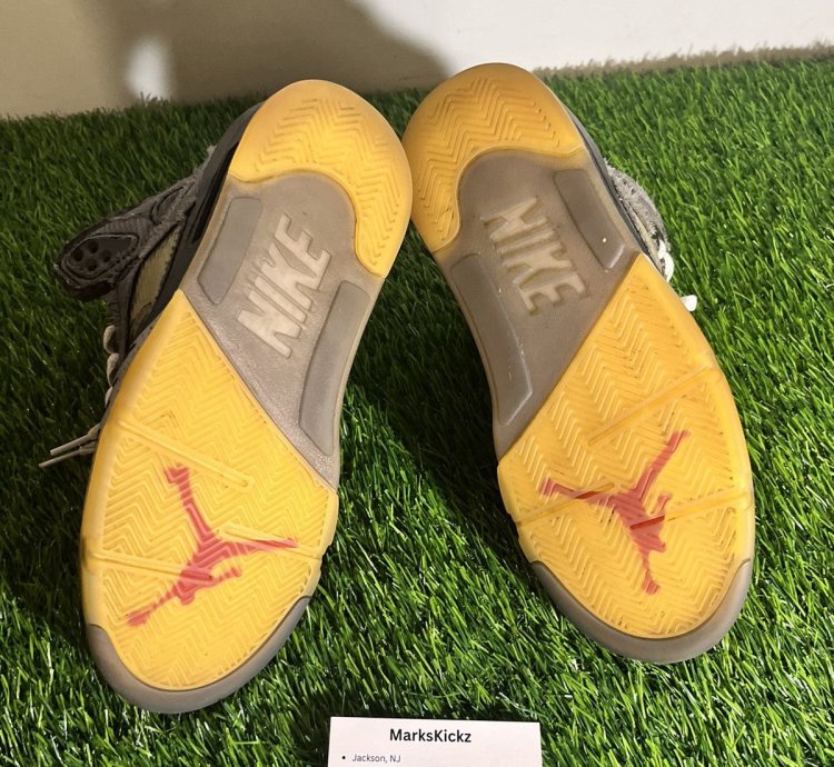 Jordan 5 Off White Muslin Size 7 5