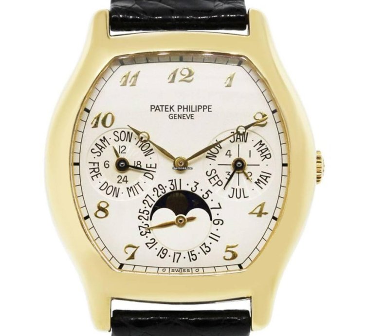 Patek Philippe Perpetual Calendar 5040j 18k Yellow Gold Perpetual Calendar Watch