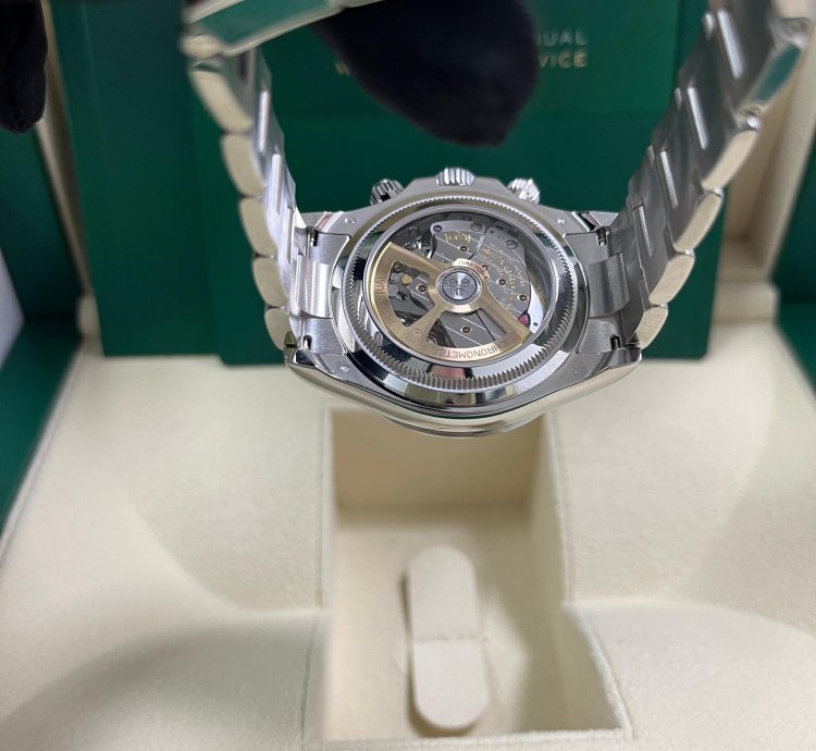 Rolex Daytona Platinum Daytona Ice Blue Baguette Dial 126506
