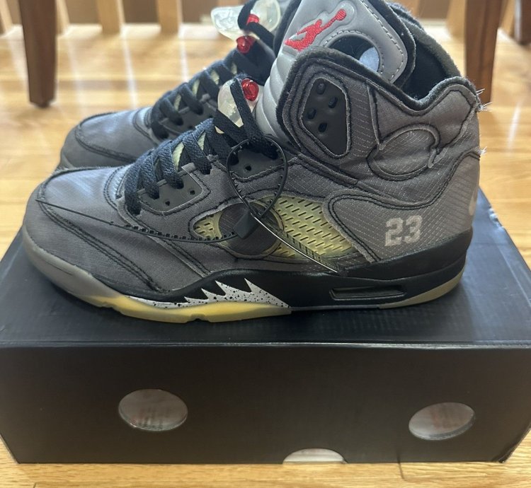 Jordan 5 Off White Muslin Size 9m