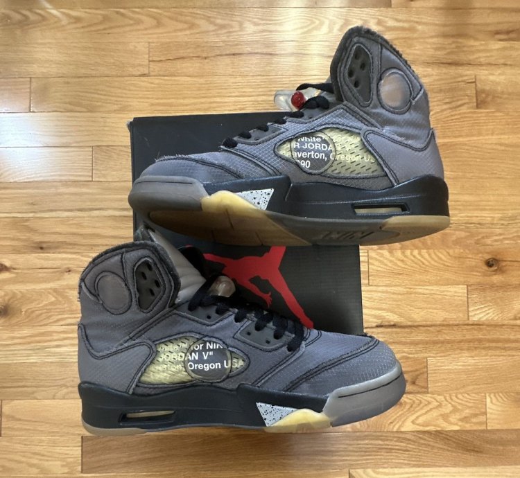 Jordan 5 Off White Muslin Size 9m