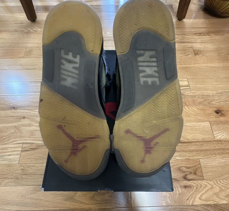 Jordan 5 Off White Muslin Size 9m
