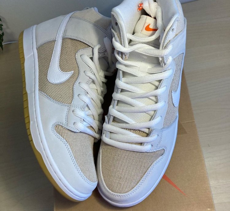Nike Sb Dunk High Unbleached Natural
