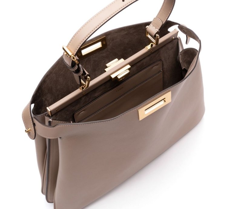 Fendi Large Peekaboo Soft Tote Bag