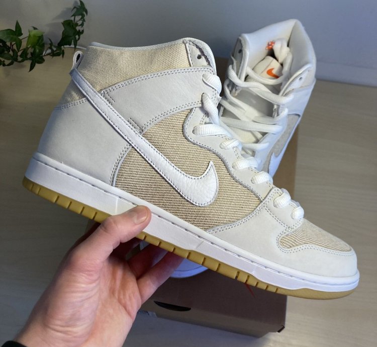 Nike Sb Dunk High Unbleached Natural