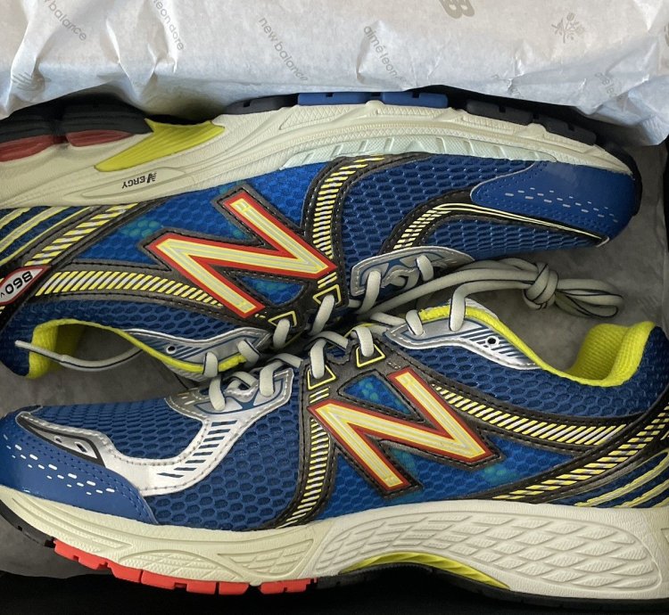 Aim Leon Dore 860v2 Blue Yellow