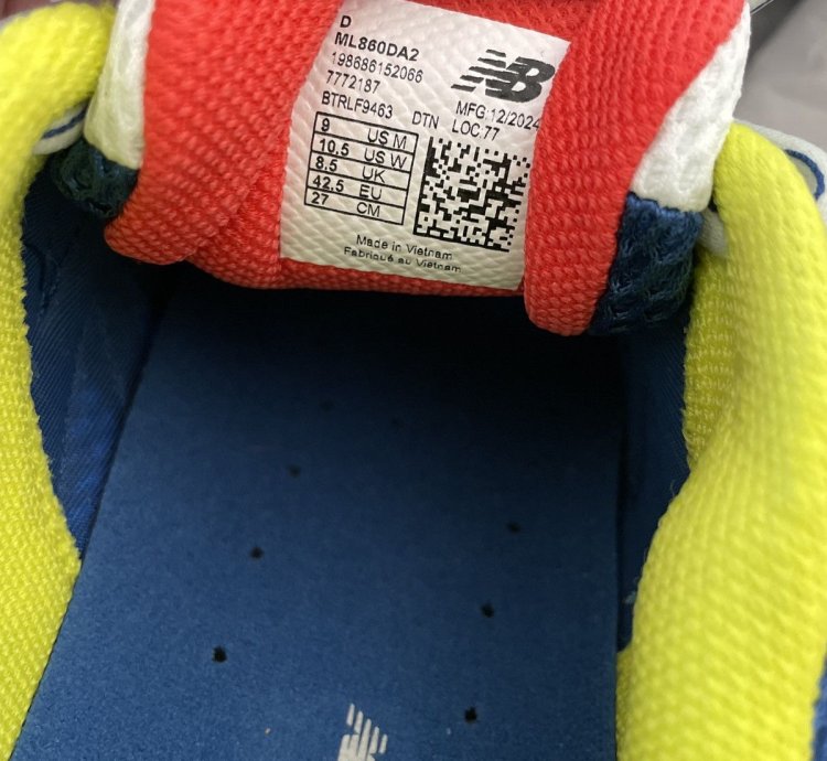 Aim Leon Dore 860v2 Blue Yellow